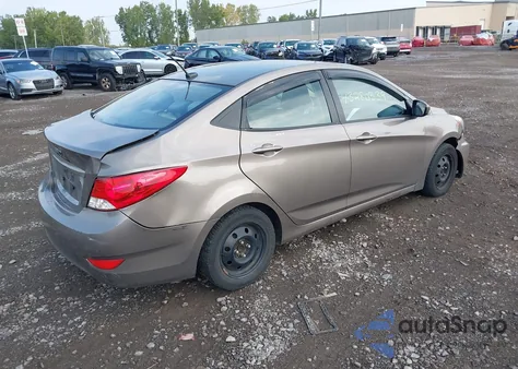 2013 Hyundai Accent Gls z USA, uszkodzony, nr VIN KMHCT4AE1DU453768